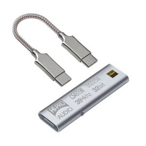 호환 DAC CS43198 USB C  3.5Mm 헤드폰 앰프 동글 Hifi 오디오 어댑터 Type-C Amp 384Khz DSD256 디코딩