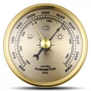 실내 가정 야외 낚시를 위한 고정밀 무선 기압계 - 포인터 기상 관측소에서 70mm / 2.76 벽걸이 다이얼