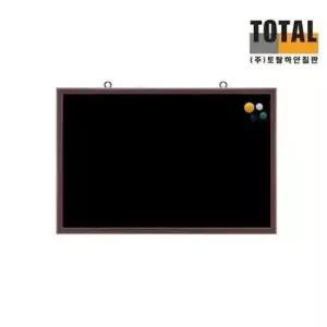 [문구/오피스] 재질 월넛우드 블랙자석보드 500x700