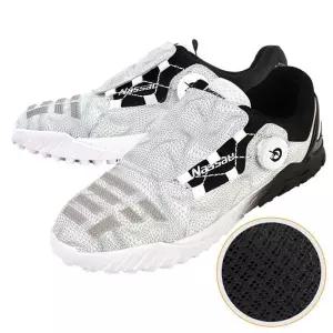 [골드스마일]낫소 족구 신발 퀵다이얼 화이트 1P 원터치 신발끈 돌기 패치