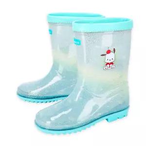 포차코 민트 글리터 트로피칼 어린이 아동 PVC 장화 eGv2+9lrg