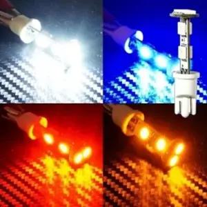 [셀러에이드]T10타입 12V 24V 5050 3칩 6발 단면 국산 LED전구 플렉시블 자동차튜브