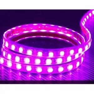 [셀러에이드]튜브타입 12V용 5050 3칩 LED바 핑크LED 5M 롤 플렉시블 자동차튜브