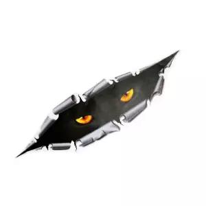 [셀러에이드]차량 3D 스티커 2종 A01고양이눈 도어 트렁크 데칼