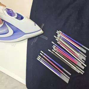 4컬러 20P묶음 원단 열펜 옷 수선 재단선 그리기 청바지 다리미펜