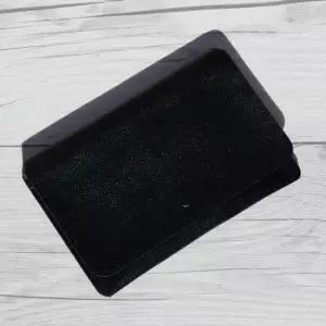 가죽여권케이스 웍스 전자파차단 여권지갑/파우치/케이스-블랙