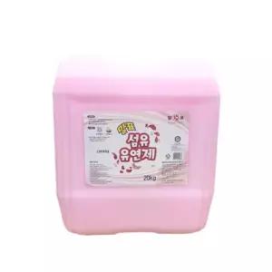 [에이치플러스몰]말표 섬유유연제 말통 20kg 대용량 업소용