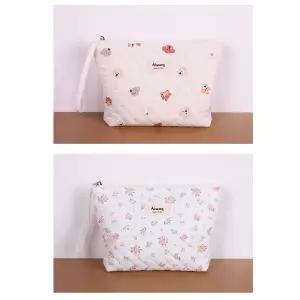 [골드스마일]누빔가방 국내 순면 다용도 누빔 기저귀 파우치 선택 미니백