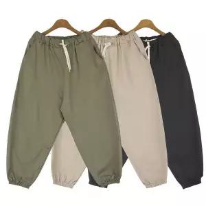 [골드스마일]트레이닝바지 린넨 남자 벌룬 팬츠 바지 밴딩 캐주얼 조거 핏