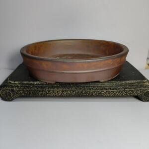 인기상품 타원형 장작불 담장이 없는 이성 분재 화분 (라인 디자인)