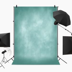 그라디언트 녹색 배경 추상 질감 베이비 샤워 생일 파티 성인 초상화 사진용 스튜디오 소품