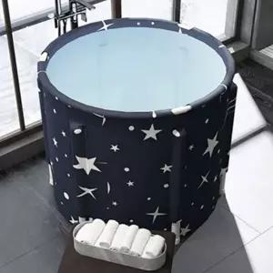 욕조 미니 이동식 접이식 가정용 간이 사우나 반신욕