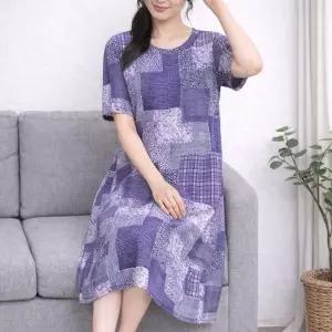 여성 레이온 인견 쿨링 원피스 반팔 여름 이지웨어 홈웨어 데일리