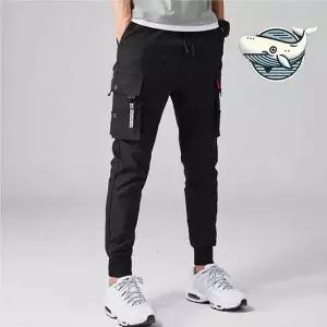 남성 캐주얼 조거팬츠 카고 스타일 편안한 패딩 린넨바지