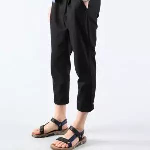 린넨9부밴딩슬렉스남자바지 DJJ1846 반바지