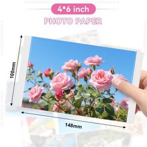 4PK 호환 Canon Selphy CP1300 포토 프린터 용 잉크 카세트 Selfie 용지 6 인치 KP108