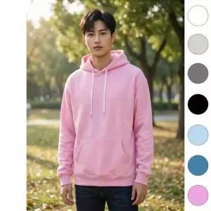 [RIZPICK]BS 유니바운드 후드티 오버핏 커플티 루즈핏 단체복 무지 캐주얼룩