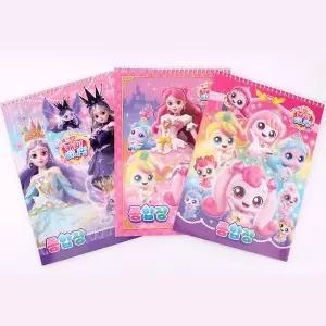 프린세스 캐치티니핑 종합장 어린이 무선 노트 티니핑 연습장