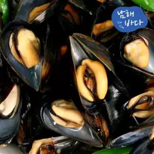 [롯데백화점]인정식탁 남해바다 국내산 싱싱한 홍합 2kg