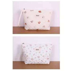 [RIZPICK]누빔가방 국내 순면 다용도 누빔 기저귀 파우치 선택 미니백