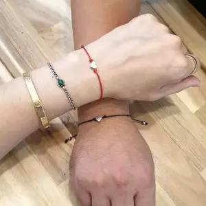 하트 실팔찌 1P 발찌 악세서리 커플팔찌