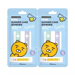 24년형 카카오프렌즈 라이언 썸머케어팔찌(성인용 2P) x2 야외 모기퇴치