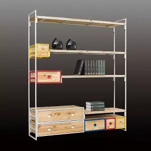 다이젠 디포 철재 1566 멀티 장식장