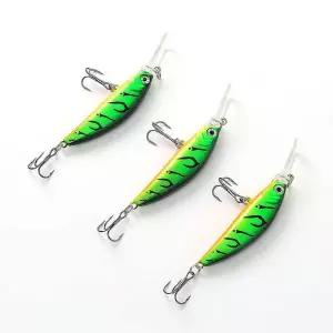 [RIZPICK]배스 낚시 싱킹 루어 가짜미끼 민물 바다 낚싯대 미노우 3p 루어미끼