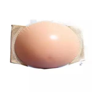 임산부체험 실리콘 산모배 2-3개월 가짜 모형 복대 산모 벨트 통기성 천 임산부배 스판