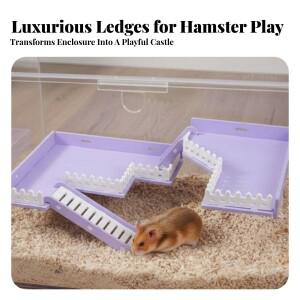 계단식 2층 디자인의 나무 활동 스테이지, 게르빌을 위한 다기능 애완동물 공간, 플레이펜