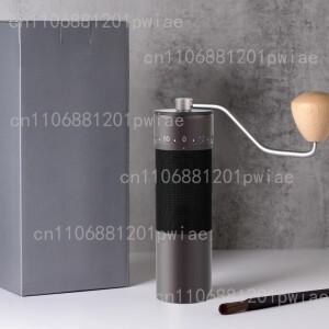 K7 수동 커피 그라인더 조절 가능한 분쇄 설정 휴대용 밀 플레이트 버 원두 푸어오버 브루잉용