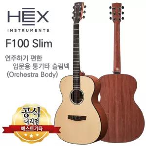 소리좋은 통기타 헥스 하이브 F100 Slim 연주하기 편한 슬림넥 입문용기타