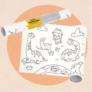 3세유아 감성발달 창문스티커형 공룡색칠놀이 컬러링북 외출템 육아템