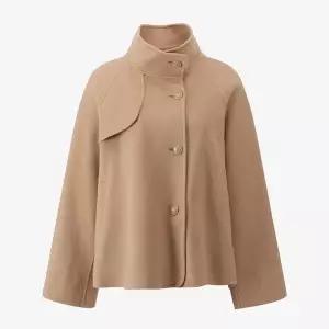 [듀엘](의정부점)하이넥 언발란스 코트_D254MSG251