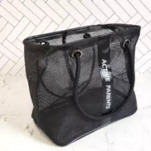 [SBD] 가방 목욕 토트백 메쉬 여름 바스켓 블랙 철제 샤워용 비치