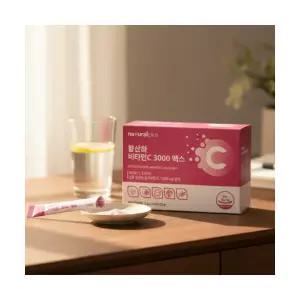 항산화 피로회복 이너뷰티 고함량 비타민C 3000mg 가루 스틱형 직장인필수영양제 3개월분