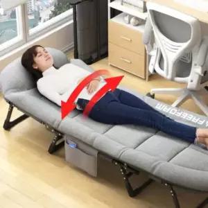 [무료배송] 간이 침대 일체형 접이식 라꾸라꾸 각도 조절 휴식 공간 활용