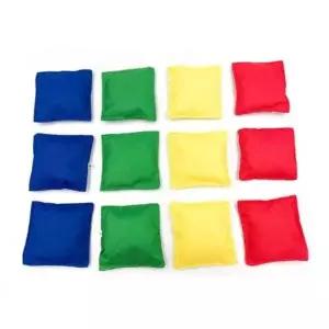 컬러 빈백 공 클리어링 골프 벙커 연습 스윙 연습 12개입