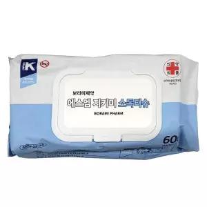 병원 SBX024W9 요양원 산후조리원 의약외품 진짜 소독티슈 60매
