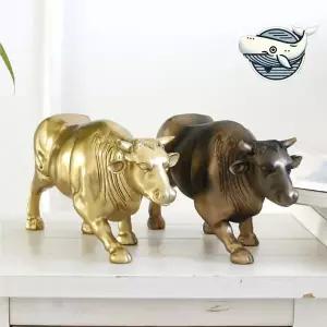 우아한 황소 장식품 거실 테이블 인테리어 소품 황소장식품