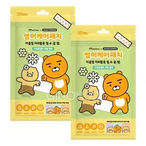 24년형 카카오프렌즈 라이언 춘식 썸머케어패치(30매입) x2 벌레기피 온가족용