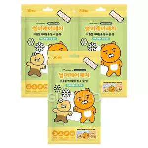 24년형 카카오프렌즈 라이언 춘식 썸머케어패치(30매입) x3 벌레기피 온가족용