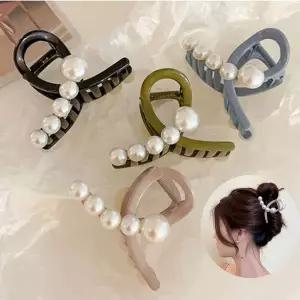 꼬임 진주 럭셔리 헤어 집게