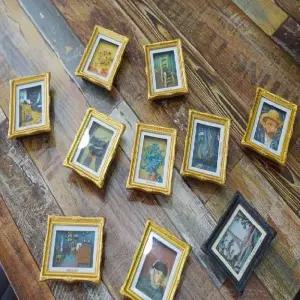 ksr 반 고흐 세계명화 미니어처 액자 10종