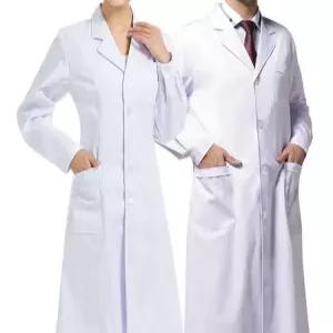 가운 네일 반팔 연구 실험복 대학 가운 실험실 빅사이즈