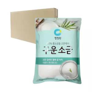 [박스] 청정원 구운소금 1kg 10입