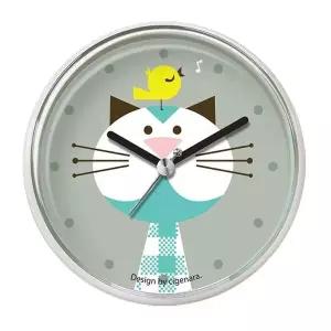 [RIZPICK]개업선물워치 흡착식 방수 고양이병아리 시간체크 벽시계