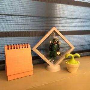 [RIZPICK]PE필름 악세사리 액자 케이스 화이트 11x11