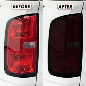 슬릭모드 2015-2021 쉐보레 콜로라도 테일 라이트용 비닐 스모크 틴트 프리컷 1 20 다크