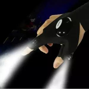 밤낚시 채비용 LED조명장갑 장갑 손전등 낚시 정비